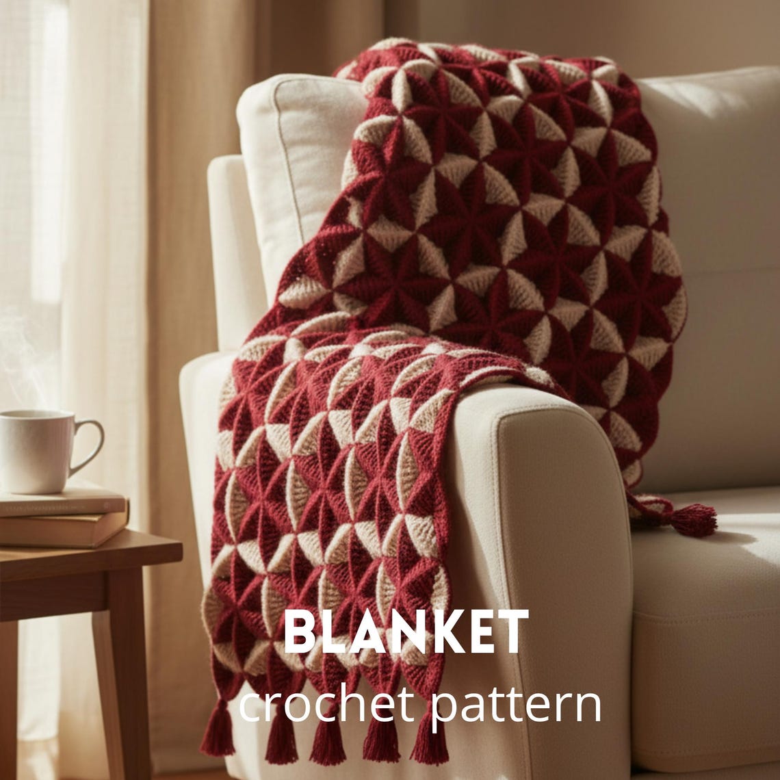Star Blanket Crochet Pattern: Modern 5-point Throw (PDF) - Etsy
