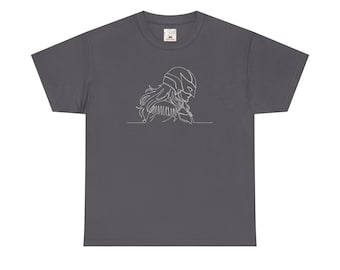 Gundam T-Shirt Zechs Merquise Line Art | Streetwear Gift | Mobile Suit Fan Art