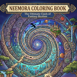 The Ultimate Clash of Fantasy Realms Coloring Book (20 Pages Printable PDF)