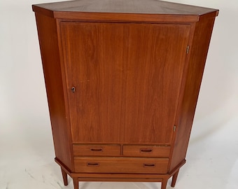 Mid-century corner cabinets Circa’s 1960’s