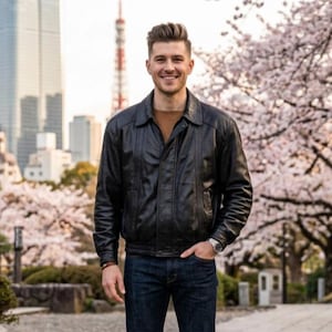 Euro Leather Jacket - Etsy