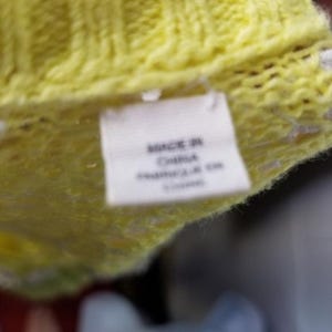 Y2K Anthropologie Little Yellow Bird Cardigan Sweater, Crochet Lace Applique Coquette Top, Twee Gilmore Girls Soft Girl Knit image 14
