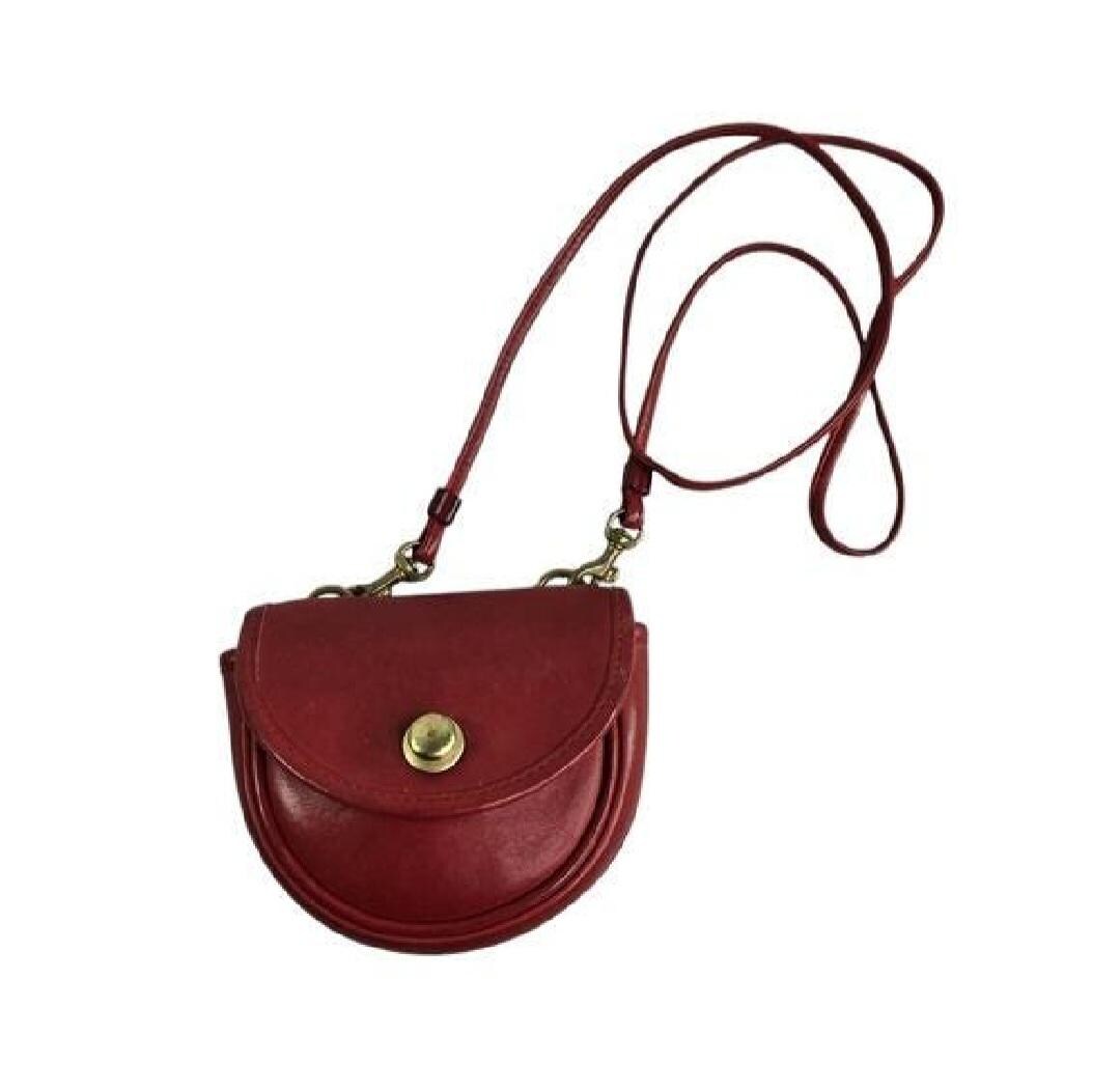 専用売り場 Vintage Coach mini Leather Porch Brown