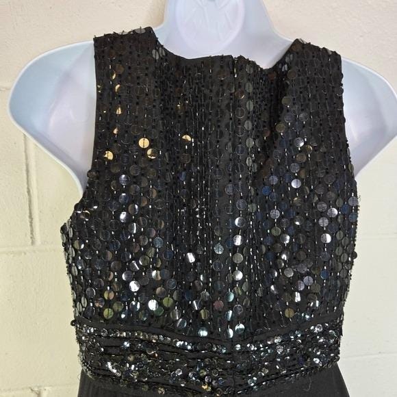 women's nanette lepore sleeveless sequin dress with fringe detail NANETTE LEPORE- Womens Sequin Fringe Cocktail Dress, size: 2, color: Copper