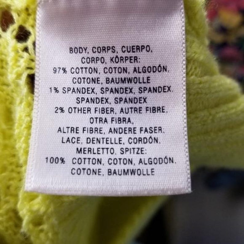 Y2K Anthropologie Little Yellow Bird Cardigan Sweater, Crochet Lace Applique Coquette Top, Twee Gilmore Girls Soft Girl Knit image 15