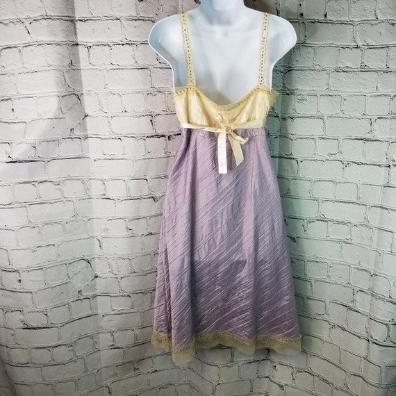 Vtg 90s y2k pleated embellished dress new - image 4