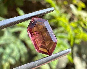 Pink Natural Tourmaline Gemstone, Ring Size Fancy Cut Gemstone For Jewelry