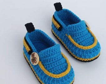 Crochet Moccasin Booties Pattern | Baby & Adult Sizes (PDF Download)