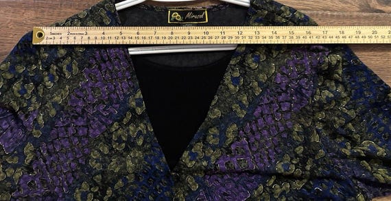 Vintage 90s Mirasol Abstract Print Button Front B… - image 6