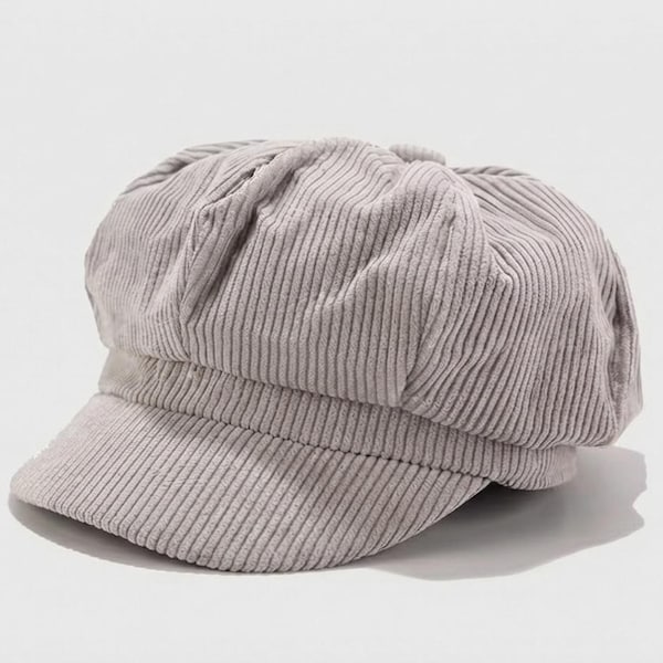 Corduroy Newsboy Cap – Classic Vintage Baker Hat