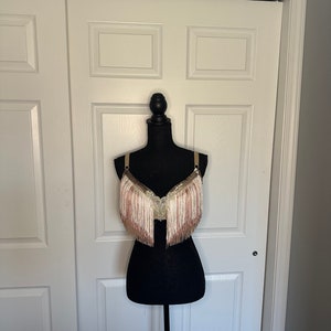 Neapolitan Fringe Burlesque Bra