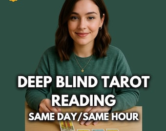 Blind Psychic Tarot Reading, No Questions Needed, Same Hour Accurate Insight, Accurate Psychic Insights, Same Hour Psychic Reading