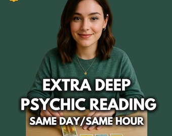 Same Hour Deep Psychic Reading, Accurate Psychic Reading, Love Career Life Reading, Spiritual Guidance, Twin Flame Reading, Detailed Psychic
