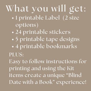 text that provides information about a product or service, including details about the items included in the package and instructions for using the product.