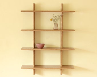 Wall Shelf in Solid White Oak