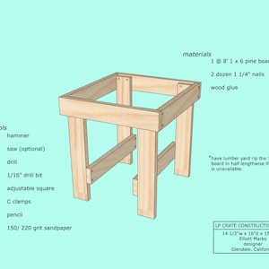 LP Record Crate Plans