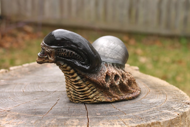 The Original Snailien Sculpture Alien Xenomorph H R Giger image 5