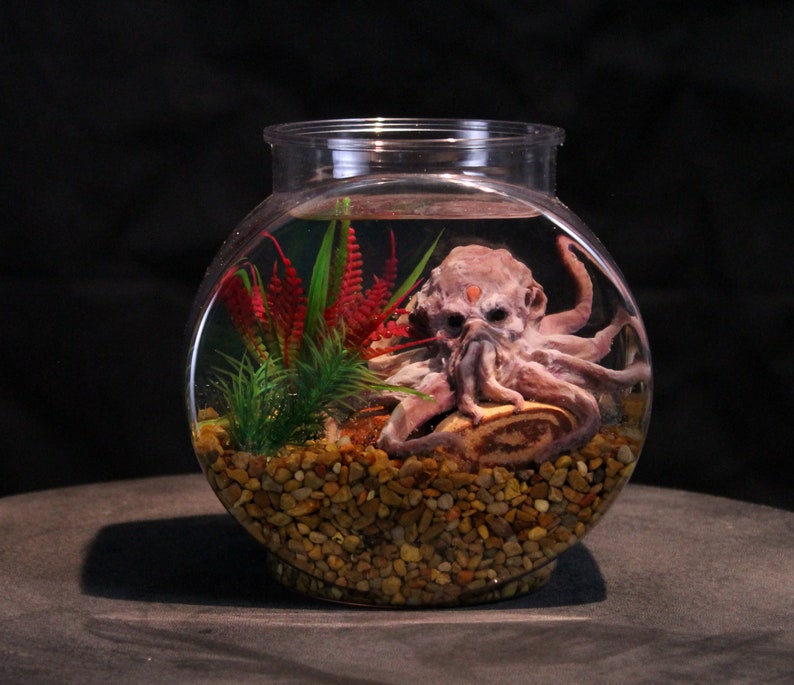 Cthulhu Octopus Pet Aquarium for Lovecraft and Monster Lovers Etsy