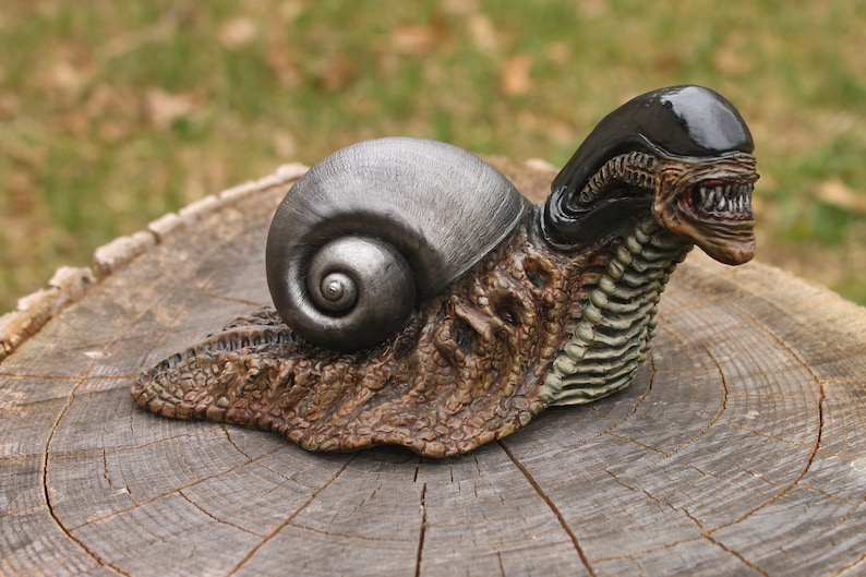 The Original Snailien Sculpture Alien Xenomorph H R Giger image 2