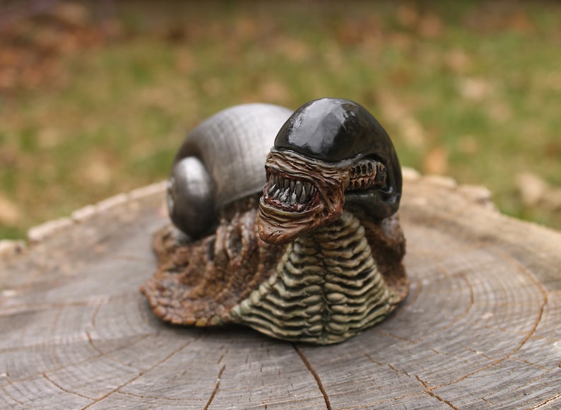 The Original Snailien Sculpture Alien Xenomorph H R Giger image 3