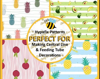 Tubie Tape 4x10" | Fruit Vol 8 | Central Line Dressing | NG Tube | Picc Line | Feeding Tube | Medical Tape | Breathing Tube | Chemo Port
