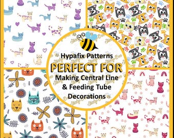 Tubie Tape 4x10" | Cat Kitten Volume 7 | Medical Dressing | Picc Line | Feeding Tube | NG Tube | Medical Tape | Breathing Tube | Chemo Port