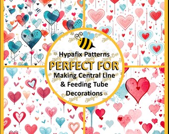 Tubie Tape 4x10" | Valentine's Volume 6 | Medical Dressing | Picc Line | Feeding Tube | NG Tube | Medical Tape | Breathing Tube | Chemo Port