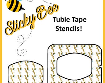 Tubie Tape Stencil | Medical Stencil | Medical Magnet | Tubie Tape Stencil | Chemo Port Tubie Tape Stencil | Central Line Stencil