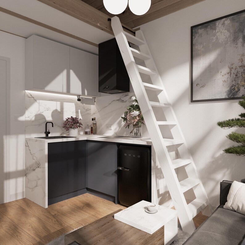 Modern Barn Cabin #2 Tiny House | 35m2 Floor Plan PDF | Small Cabin ...