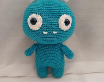 Crochet Monster Amigurumi Pattern, Handmade Plush (PDF Pattern)