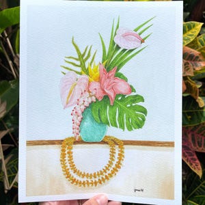 Tropical Adornment (Lindsey&#39;s Bouquet) - Giclee Print