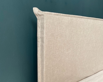 Custom Linen Headboard Cover: Natural, Eco-Friendly, Antibacterial