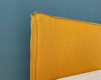 Custom Linen Headboard Cover: Natural, Eco-Friendly, Antibacterial