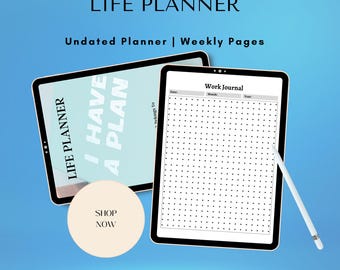 iPad Life Planner | Undated Weekly & Monthly (Digital Download)
