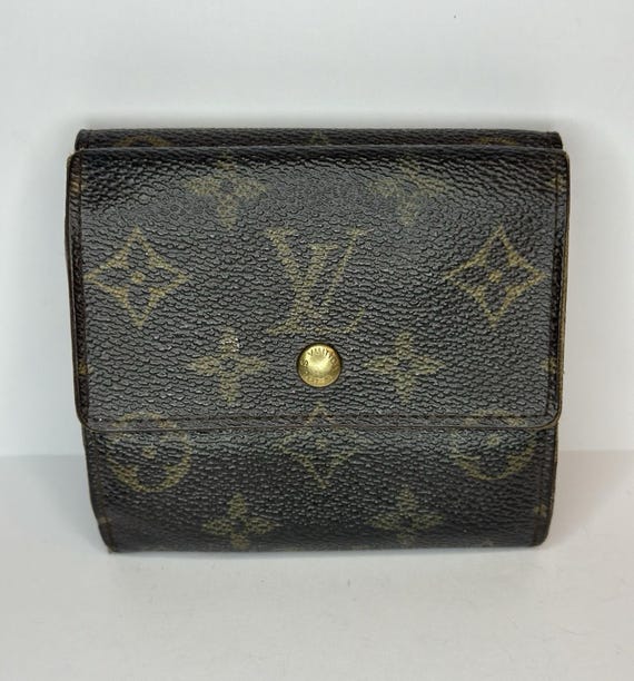 Louis Vuitton Vintage Monogram Elise Wallet compact snap