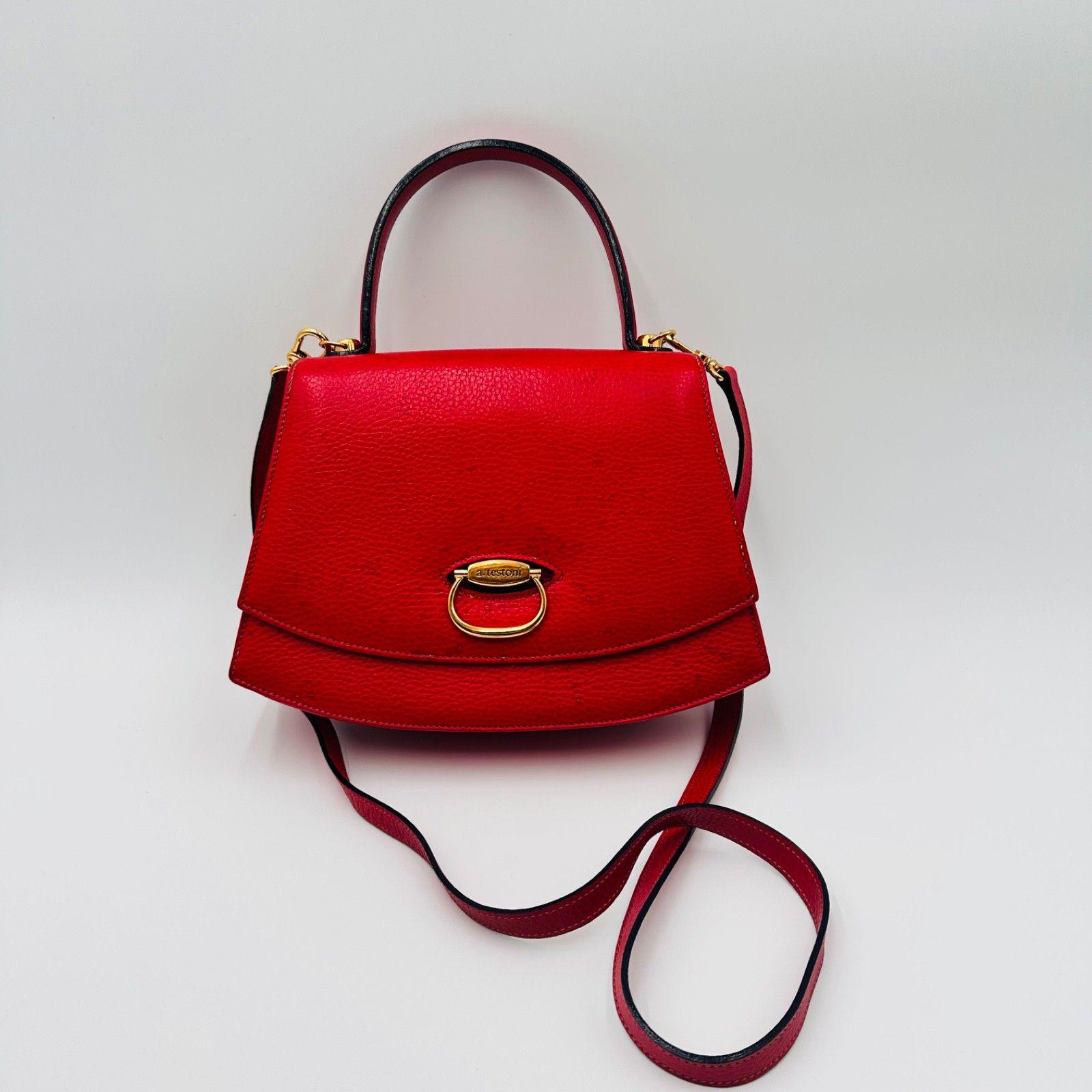 a.testoni Chocolate brown logo wide strap luggage strap purse strap. Testoni - Products main image 2