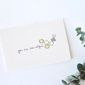 Día de Galentine - Tarjeta de Aniversario - Eres Bee-utiful