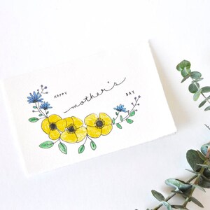 Tarjeta Floral del Día de la Madre - Feliz Día de la Madre