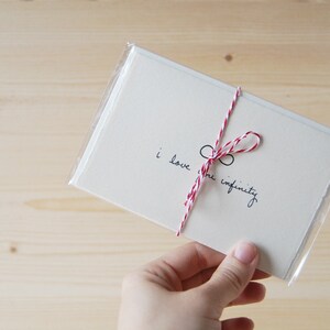 Simple Valentine Anniversary Card Love You Infinity image 4