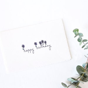 Sweet Flower Birthday Card - Garden - Flowers Happy Birthday