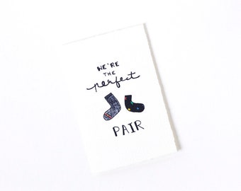 Sweet Valentine Card - The Perfect Pair