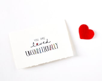 Simple Card - Loved Unconditionally