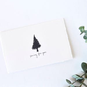 Albero di pino di amore virile Card - carta di anniversario - disegno - struggersi per voi