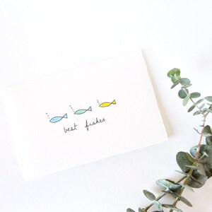 Tarjeta de cumpleaños simple - Felicidades - Mejores peces
