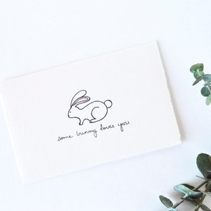 Sweet Valentine - carte d’amour - certains lapin vous aime