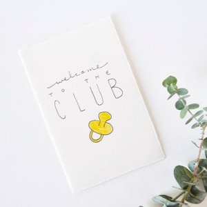 Cute New Mom & Dad Card - Welcome to the Club