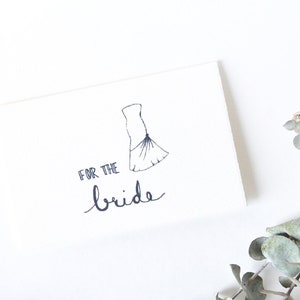 Carte de mariage simple - Pour la mariée
