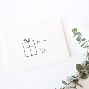 Sólo para usted tarjeta - Tarjeta de regalo de cumpleaños - Ocasión especial - Para usted