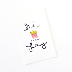 Carte bébé mignon - Small Fry