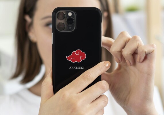 Stylish Phone Case with Akatsuki Cloud Design | Tough Cases | Perfect Gift for Anime Fans, Cosplay, Birthdays, Holidays, Accessories